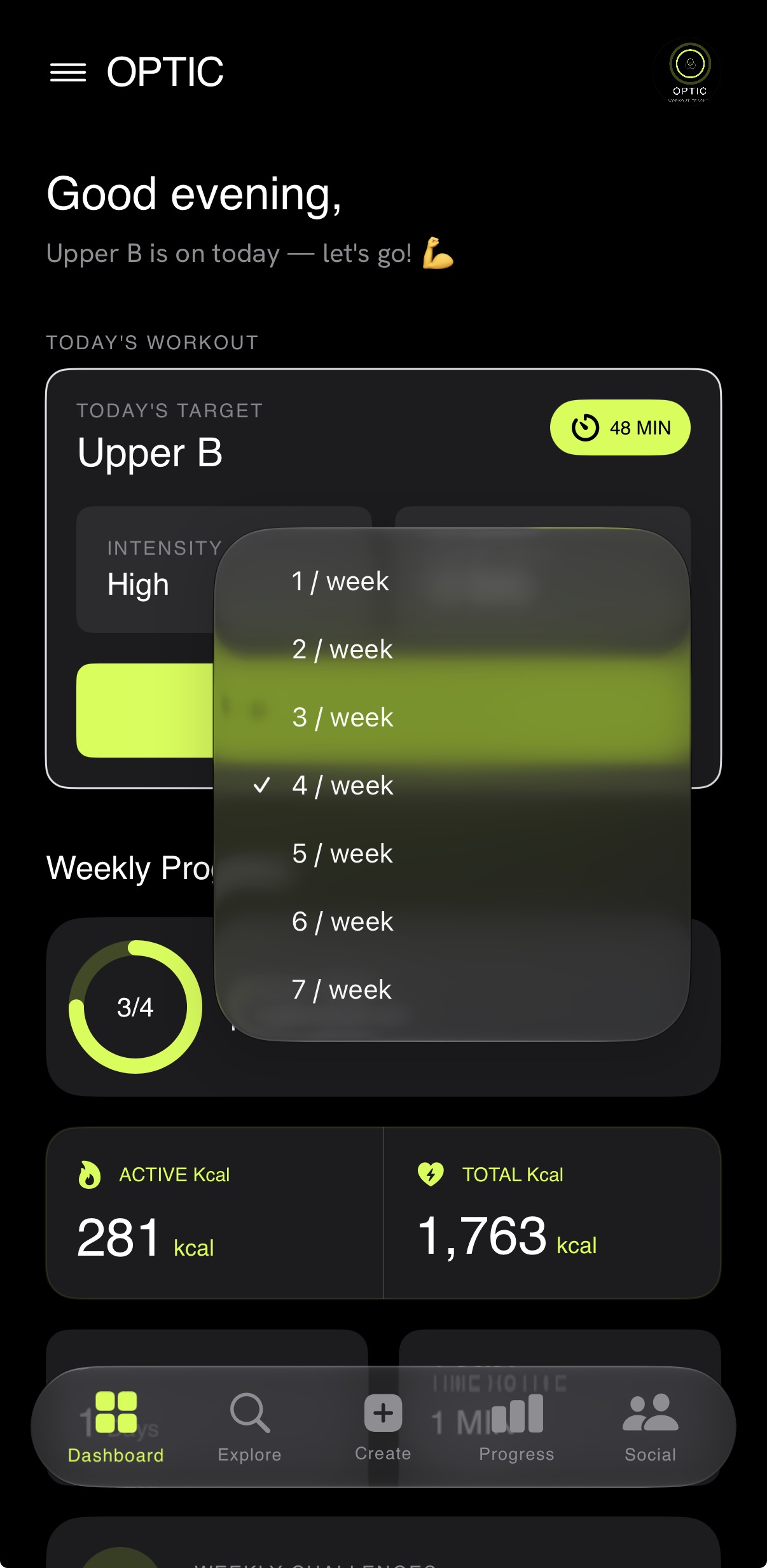 OPTIC streaks and weekly goals