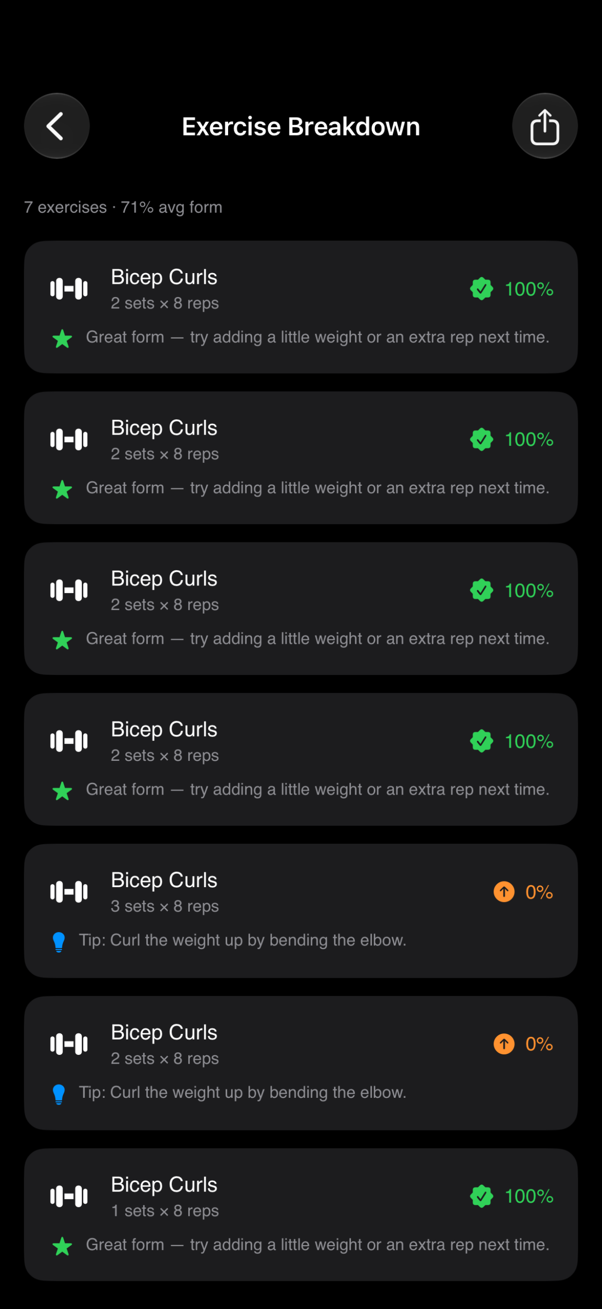 OPTIC on-device workout performance analysis